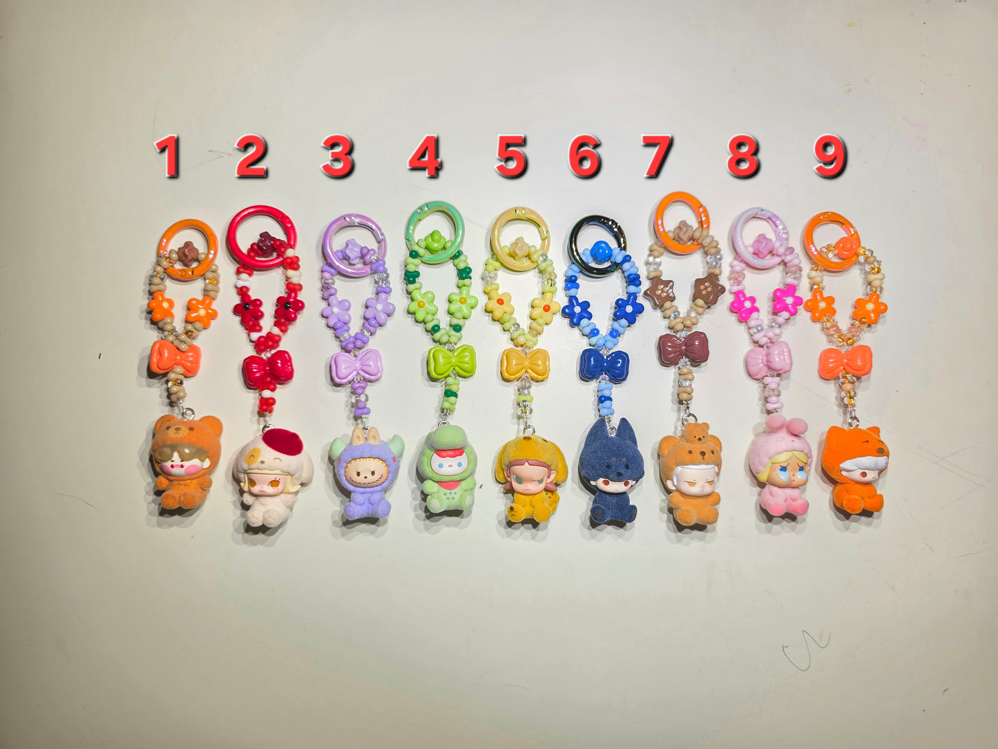 Mini keychain, Phone Charm  Authentic popbean