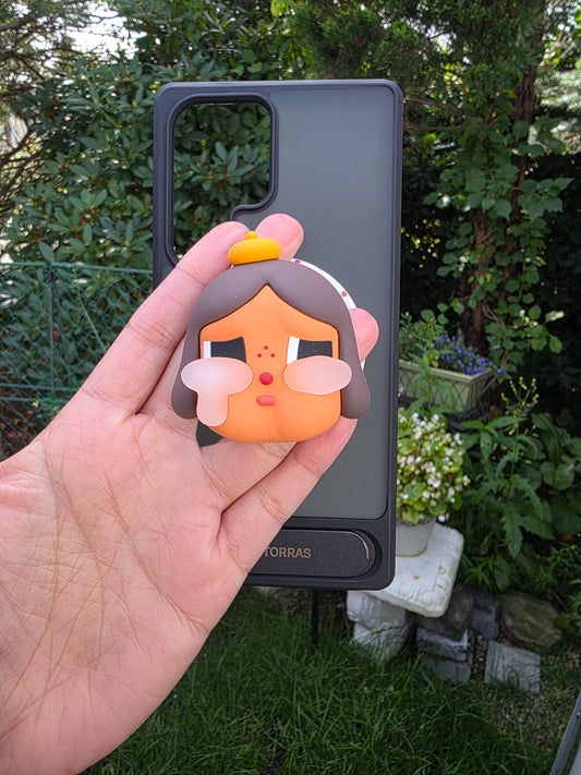 3D Cartoon Magnetic Phone Stand - Brown