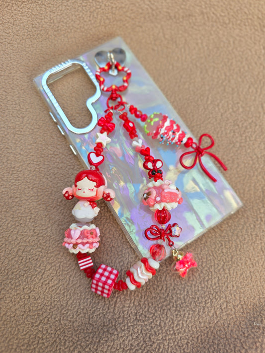 SkullPanda Phone Charm