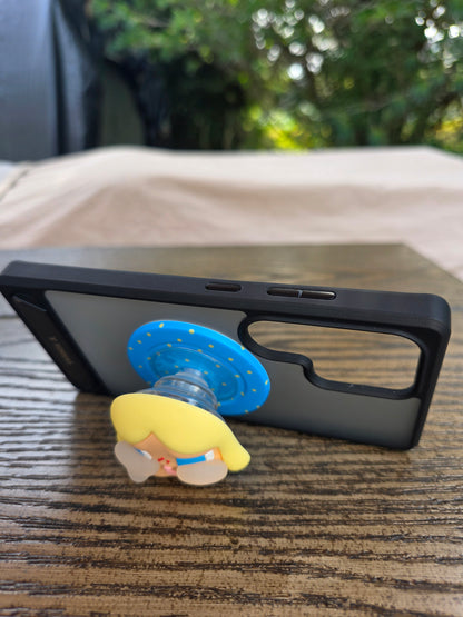 3D Cartoon Magnetic Phone Stand - Blue