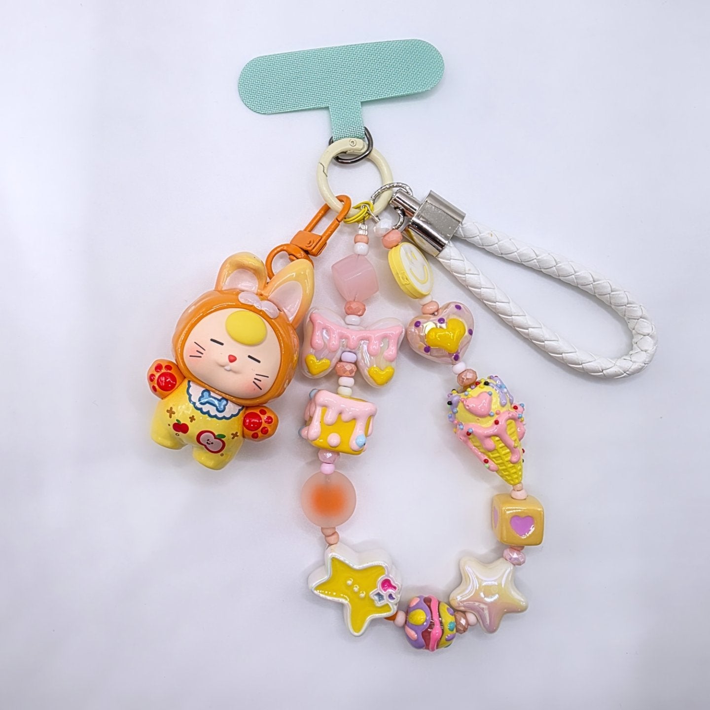 Mini phone charm, Keychain