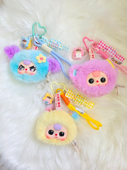 Cute Keychains with Pocket