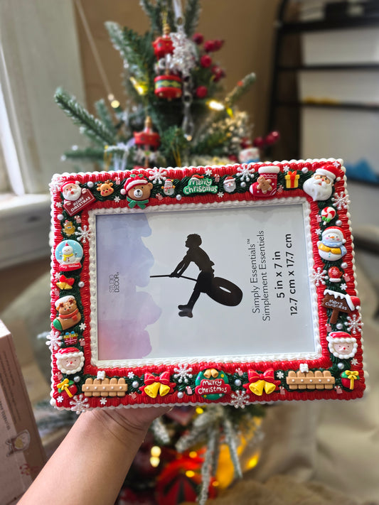 Christmas Photo Frame - Handmade